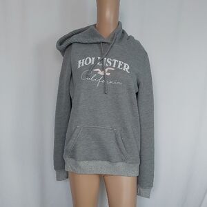 Hollister California Women's Gray Hoodie Size S